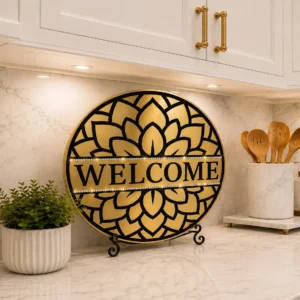 Elegant Kitchen Welcome Display